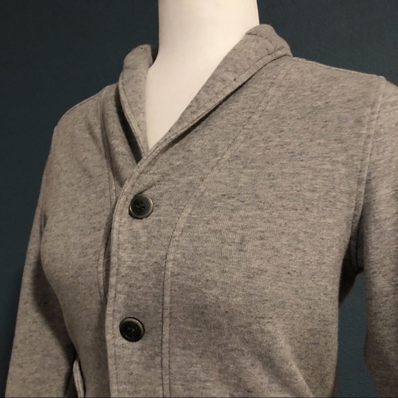 H&M gray knit button front sweater jacket - Picture 9 of 12